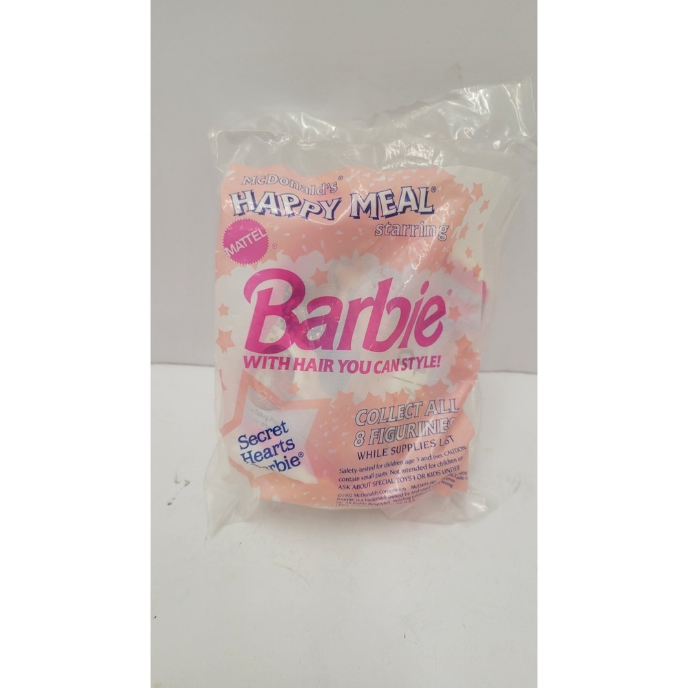 Vintage McDonalds Barbie Happy Meal Toys Lot of 5 Sealed 1992 1994 1995 Mattel